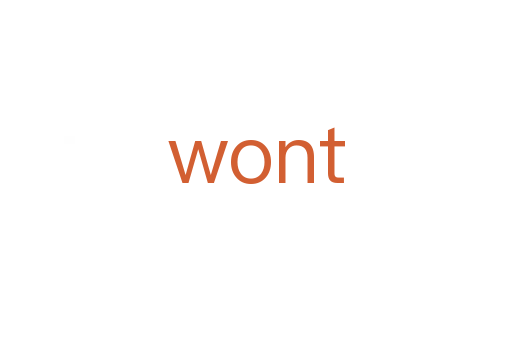 wont